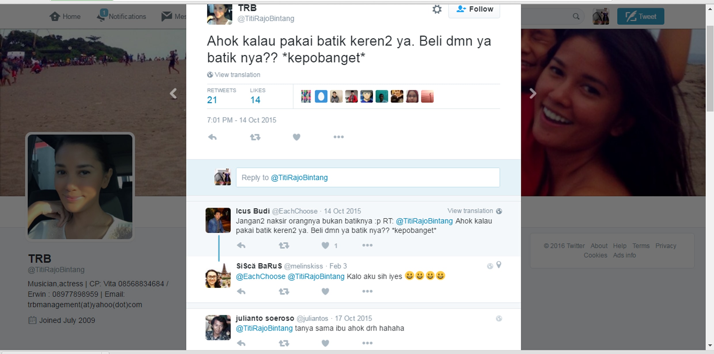 batik ahok