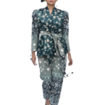 Aldivo dan outfit kain jumputan khas Palembang