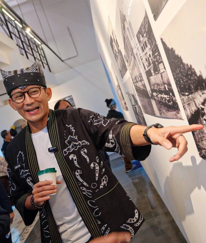 Sandiaga Uno di Antara Heritage Center