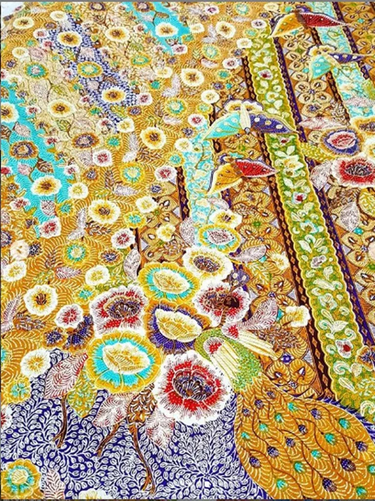 Salah satu motif batik Hokokai