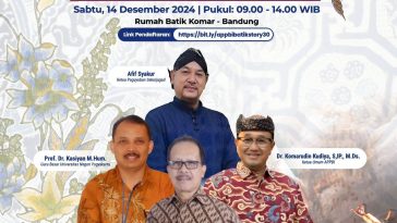WEBINAR BATIK, BATIN, MORALITAS DIGELAR LIVE DAN VIA ZOOM
