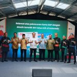 Pegiat perkeretaapian berkumpul di Stasiun Jakarta Kota untuk turut merayakan 100 KRL di Jakarta. Sejumlah pejabat hadi di acara PT KAI itu.