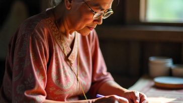 Teknik produksi batik Malaysia lebih berorientasi pada penciptaan motif modern