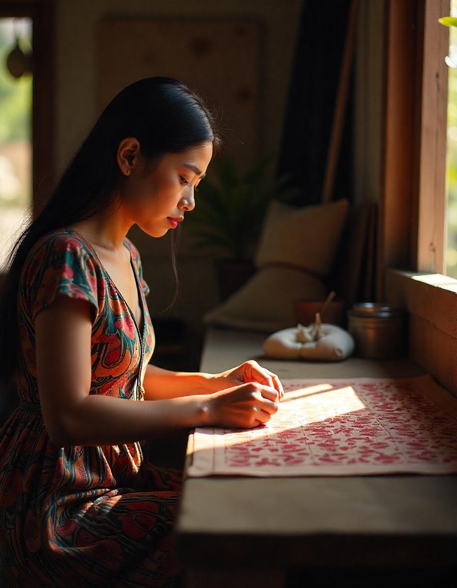 Uniknya batik tulis, bisa membuat sendiri desainnya, diaplikasikan ke dalam kain batik. Batik tulis custom ini jadi alternatif tampil beda.
