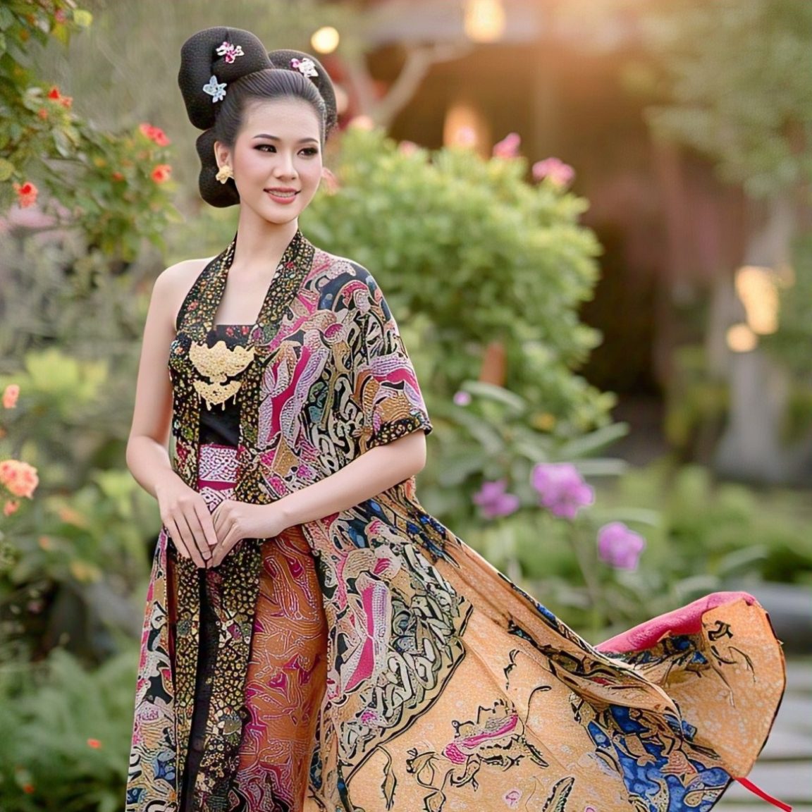 Busana kampuh dipakai oleh masyarakat Jawa tempo dulu, khususnya wanita. Dengan pundak terbuka dan lilitan kain, kampuh ini bercerita banyak.