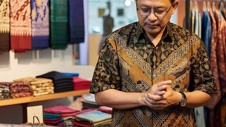 Ragam batik juga diwarnai dengan motif batik Malaysia.