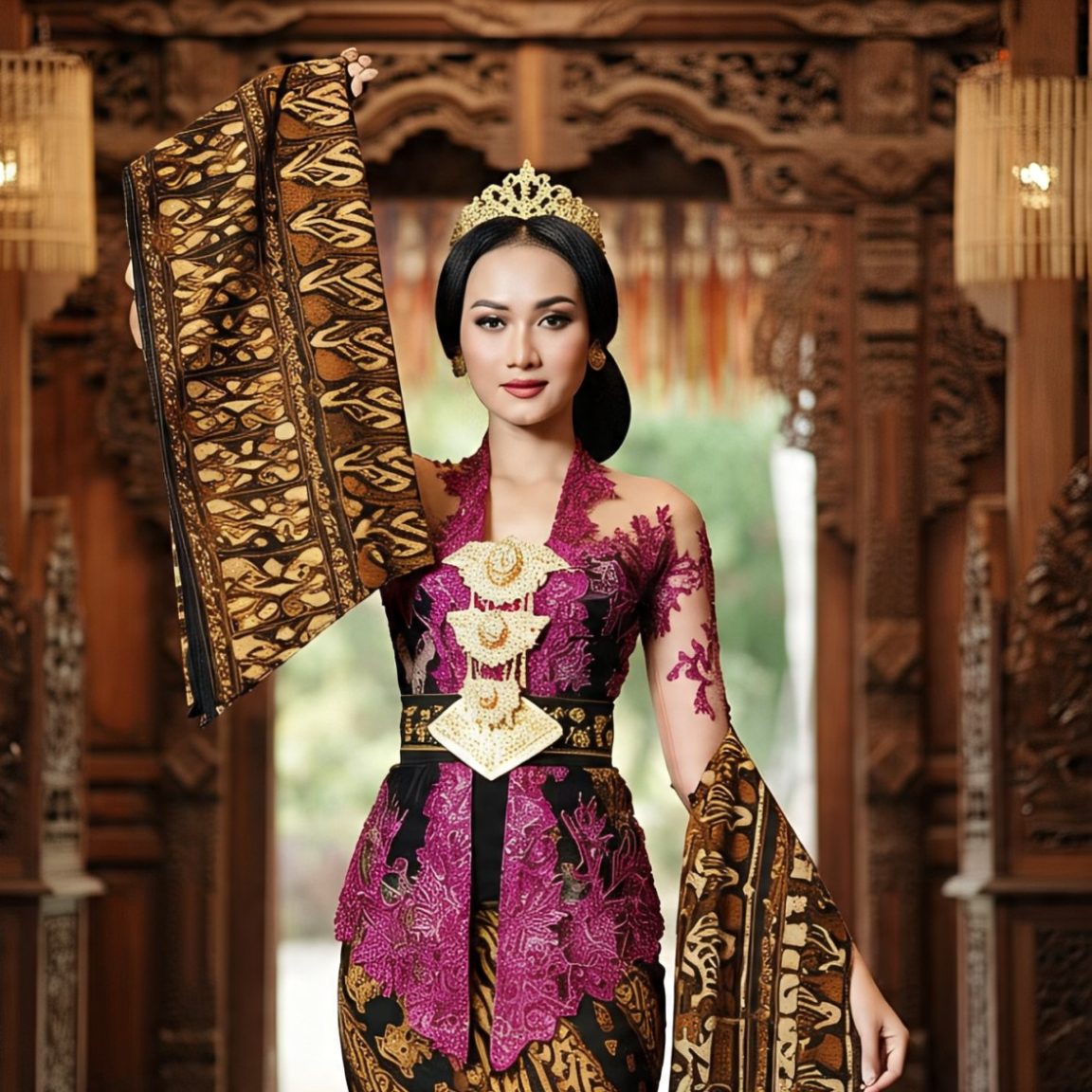 Makna yang tersirat pada motif batik adalah bahasa budaya batik. Karena batik hidup dari pesan-pesan pada motif tersebut.