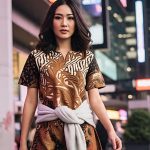 Main cantik dengan batik cantik