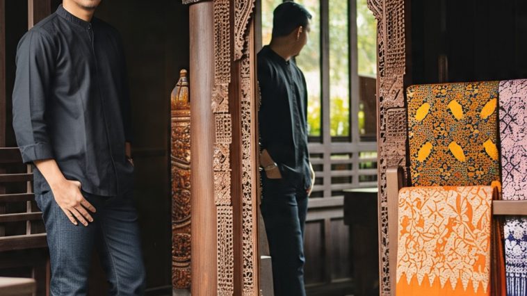 Kontemplasi batik adalah suasana yang tidak saja terjadi pada proses membatik, tetapi juga cara menyelami diri sendiri lewat batik.