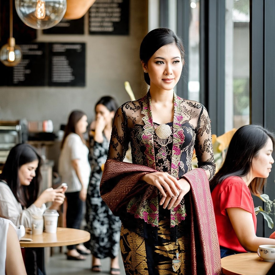 Tradisi batik di tengah-tengah busana modern