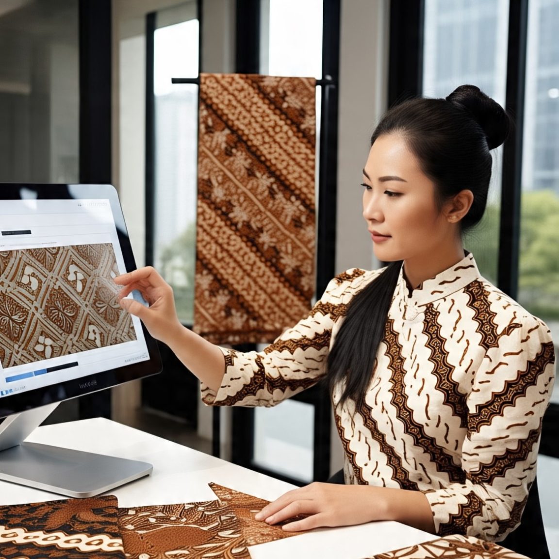 Batik 4.0 merupakan istilah yang dipakai untuk merepresentasikan batik di era digital. Konsep ini mengadaptasi kebaruan dari kelampauan.