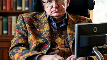 Kisah Stephen Hawking ibarat batik: penuh perjuangan, ketekunan, dan keindahan berpikir yang abadi meski dalam keterbatasan fisik.