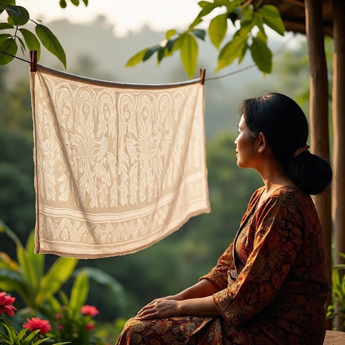 Batik adalah konstelasi seni rupa: garis, warna, dan ritme berpadu jadi karya penuh makna, menjelma budaya yang hidup dan bernapas.