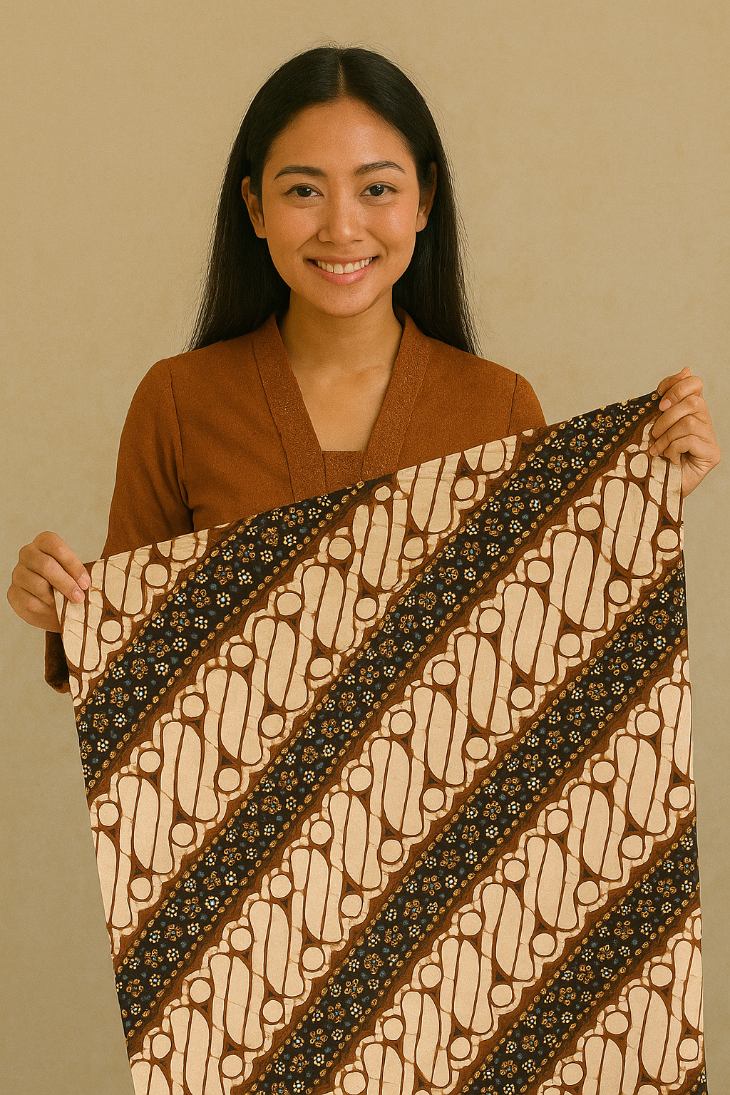 Motif Batik Parang, warisan klasik penuh makna. Simbol perjuangan, kewibawaan, cinta, hingga kebijaksanaan dalam ragam jenisnya.