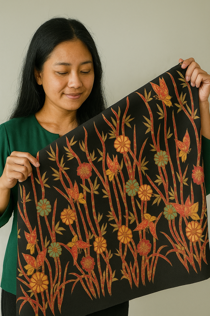 Batik Banyumas motif Pring Sedapur, simbol bambu dan kebersamaan. Warisan budaya dengan makna filosofis, estetika, dan identitas lokal.