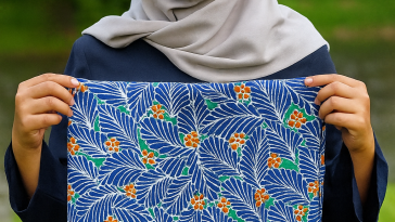 Batik Belitung motif Daun Simpor: simbol alam, identitas budaya, dan warisan pesisir yang sarat makna, estetika, serta nilai pelestarian.