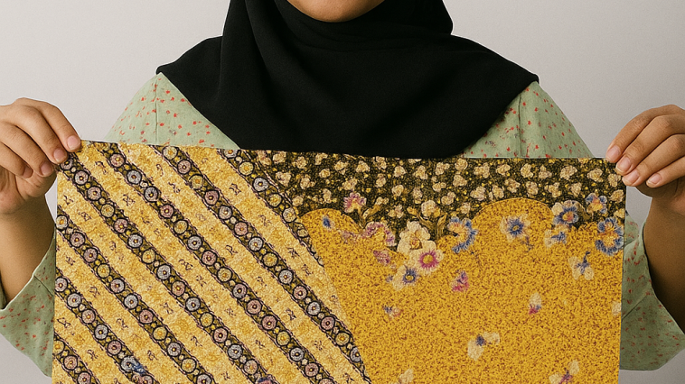 Batik Hokokai lahir di Pekalongan era Jepang. Motif buketan detail, format pagi–sore, dan teknik halus jadi jejak budaya pesisir.