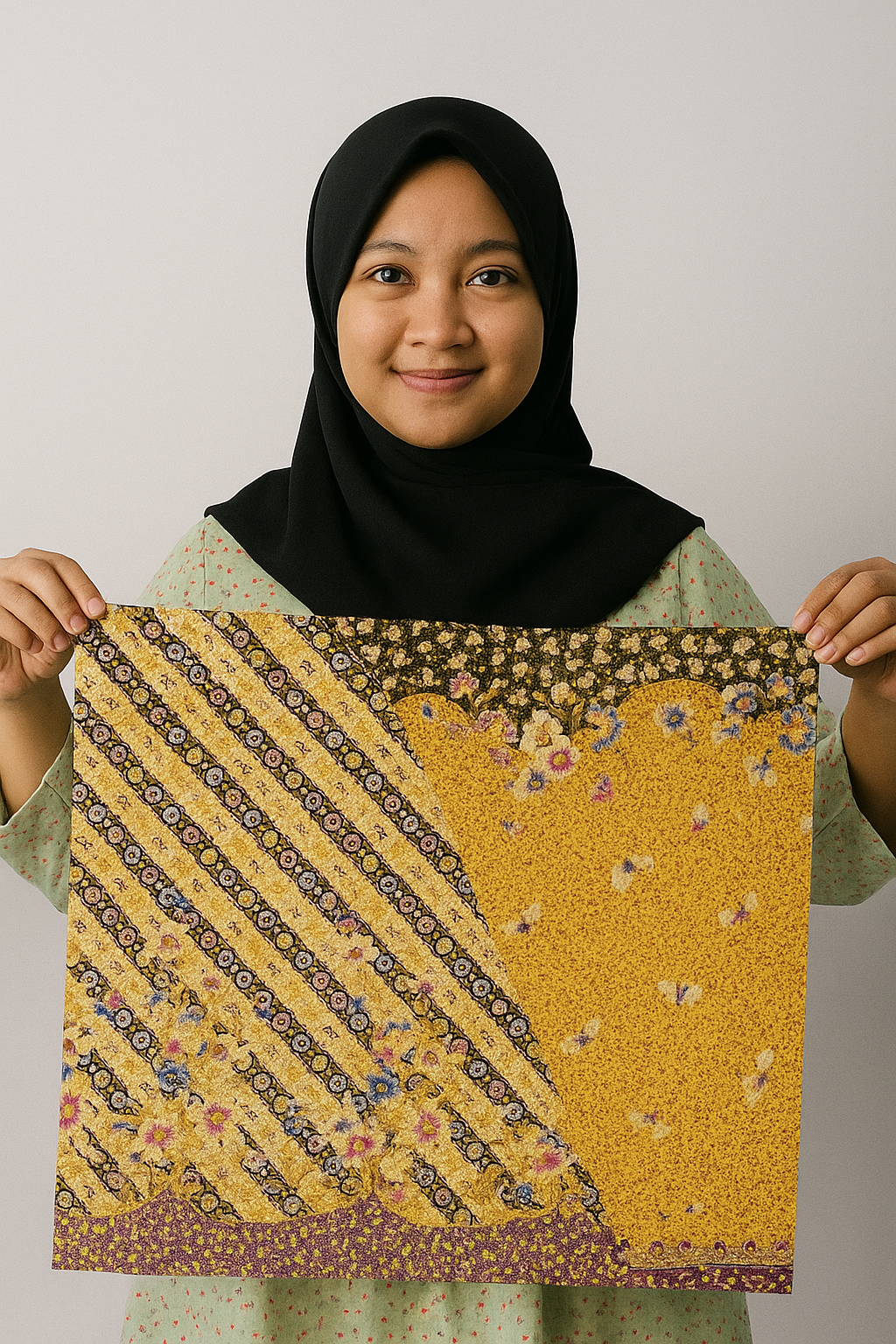 Batik Hokokai lahir di Pekalongan era Jepang. Motif buketan detail, format pagi–sore, dan teknik halus jadi jejak budaya pesisir.