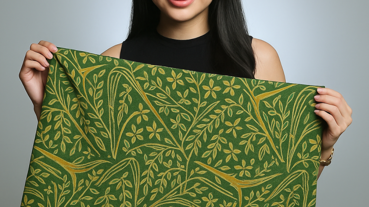 Batik Cianjur motif Beasan memaknai padi sebagai simbol kemakmuran, kerendahan hati, dan kebersamaan, lahir dari budaya agraris Sunda. (Ilustrasi: AI)