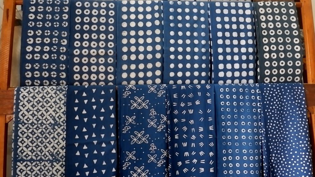 Batik warlami dengan motif sederhan khas warlamsi