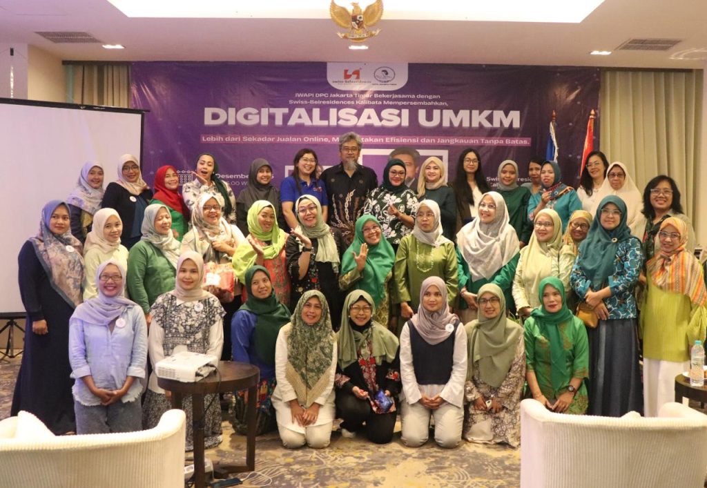 IWAPI Jakarta Timur bersama Swiss-Belresidences Kalibata dorong digitalisasi UMKM lewat pelatihan praktis dan kolaborasi inklusif.