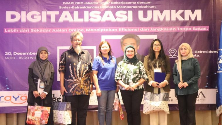 IWAPI Jakarta Timur bersama Swiss-Belresidences Kalibata dorong digitalisasi UMKM lewat pelatihan praktis dan kolaborasi inklusif.