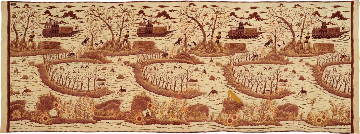 Makna motif batik Ibu Pertiwi Menangis dan Doa Ibu Pertiwi karya Sapuan Pekalongan, refleksi krisis alam dan harapan bangsa.