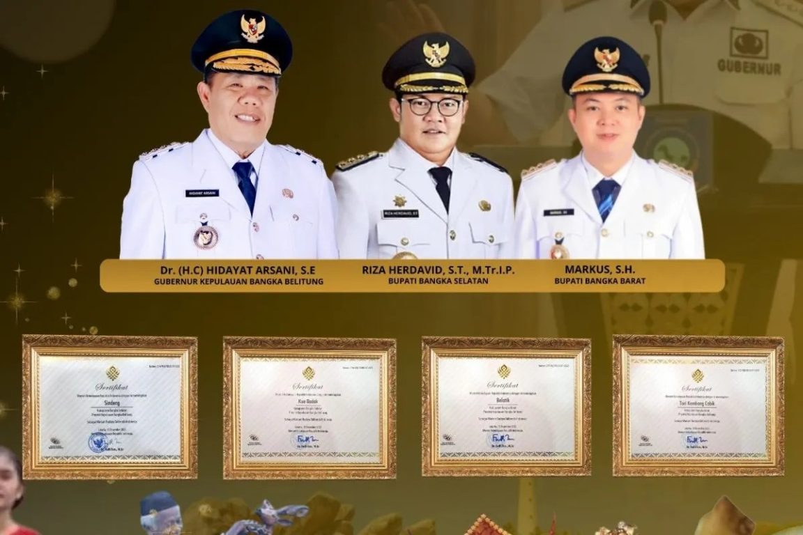 Empat warisan budaya Bangka Belitung ditetapkan sebagai WBTb Indonesia 2025, menegaskan kekayaan budaya daerah dan identitas nasional.