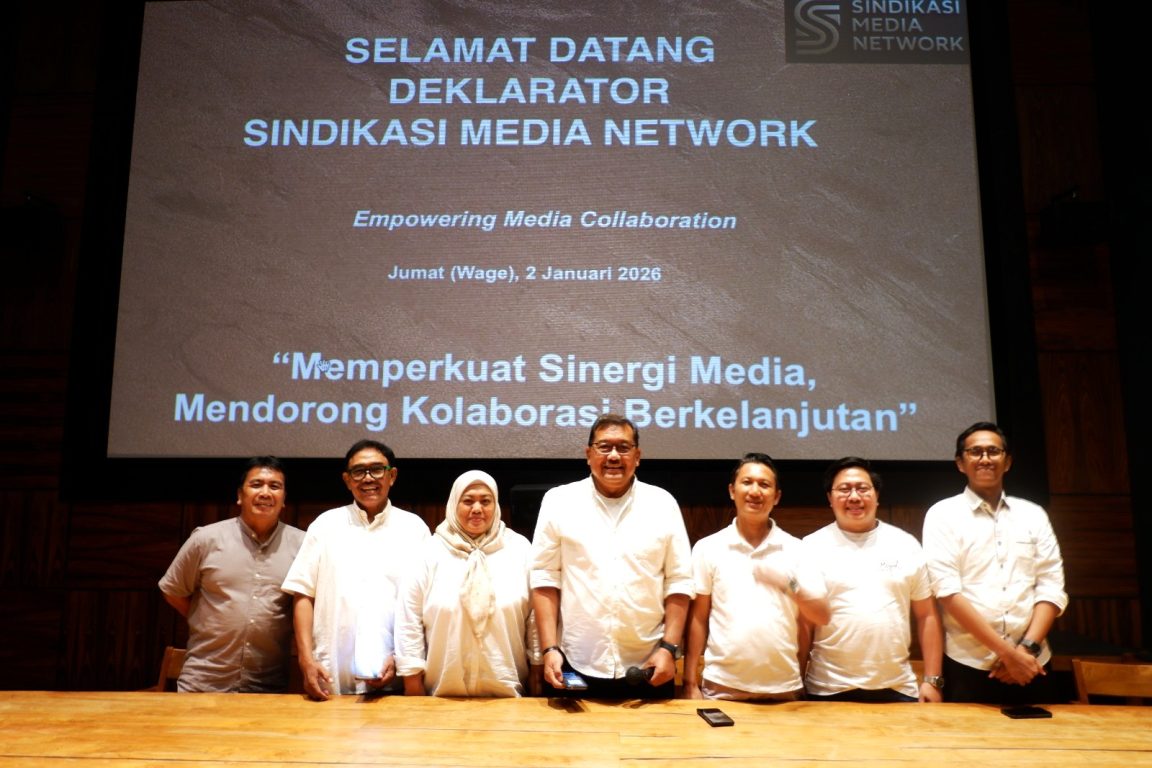 Sindikasi Media Network resmi dideklarasikan di Jakarta sebagai wadah kolaborasi insan pers untuk membangun ekosistem media profesional dan berkelanjutan.