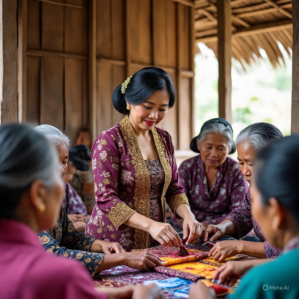 Upaya melestarikan batik Indonesia memperkuat budaya dan ekonomi lokal melalui social investment, edukasi, dan inovasi berkelanjutan.