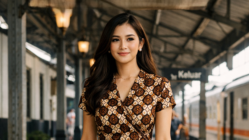 Batik Kawung memadukan tradisi Jawa dan tren fashion modern, bermotif oval penuh makna, fleksibel, elegan, relevan generasi dalam gaya kontemporer Indonesia.