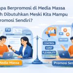 Mengapa promosi di media massa tetap penting meski brand bisa promosi sendiri? Ini alasan soal trust, jangkauan, dan kredibilitas.