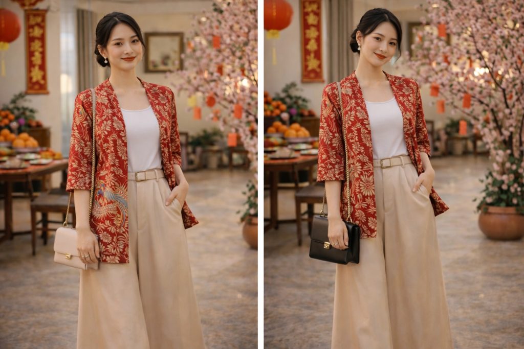 Rayakan Imlek dengan Batik Lasem bernuansa merah khas Tionghoa, elegan, penuh makna, dan tetap modern untuk berbagai momen.