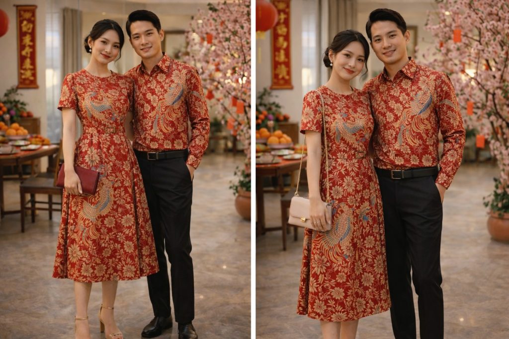 Rayakan Imlek dengan Batik Lasem bernuansa merah khas Tionghoa, elegan, penuh makna, dan tetap modern untuk berbagai momen.