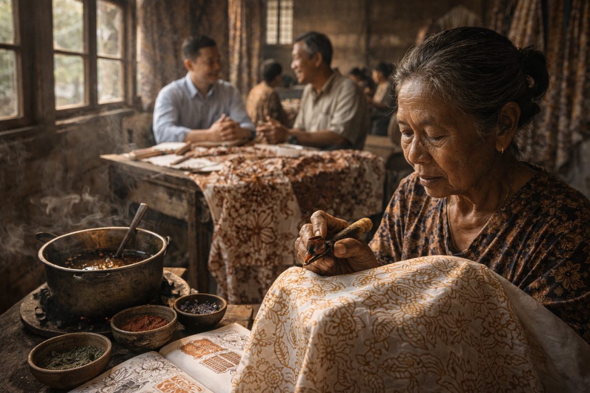 Korporasi berperan penting menjaga batik. Kolaborasi bisnis dan perajin mikro jadi kunci keberlanjutan budaya dan ekonomi lokal.