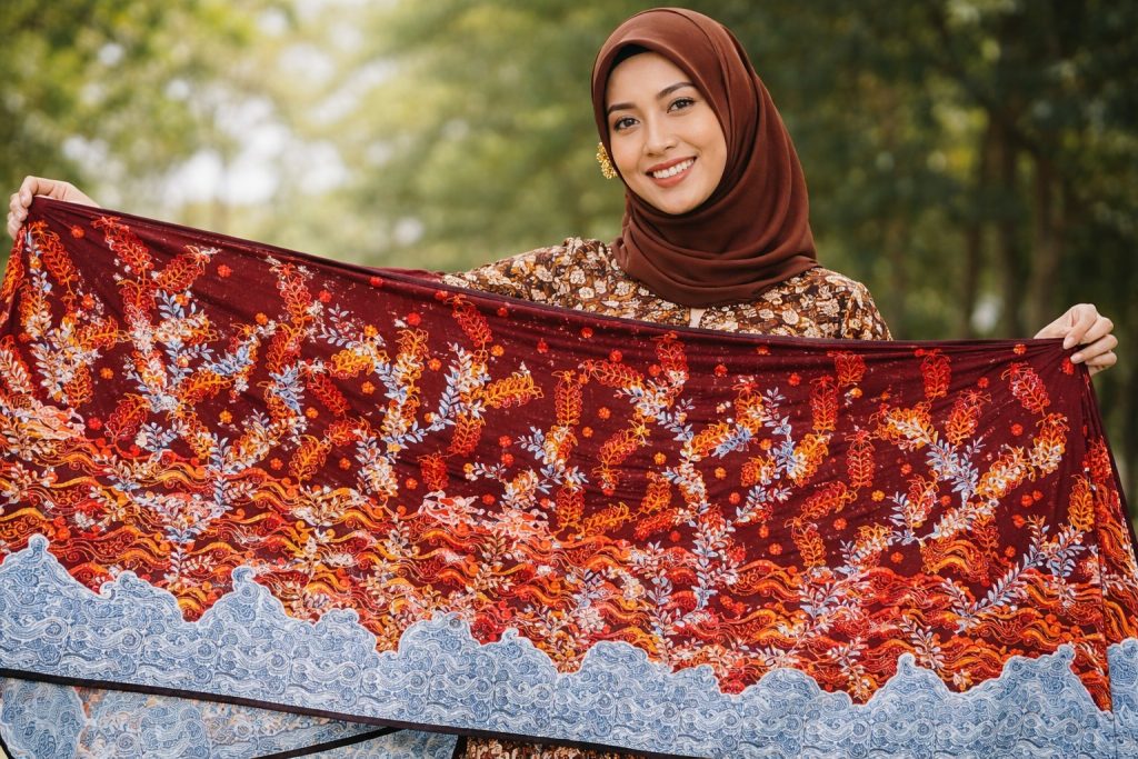 Filosofi Batik Kamis Legi terinspirasi Pintu Bledek Masjid Demak, legenda Ageng Selo, dan warna legi penuh makna.