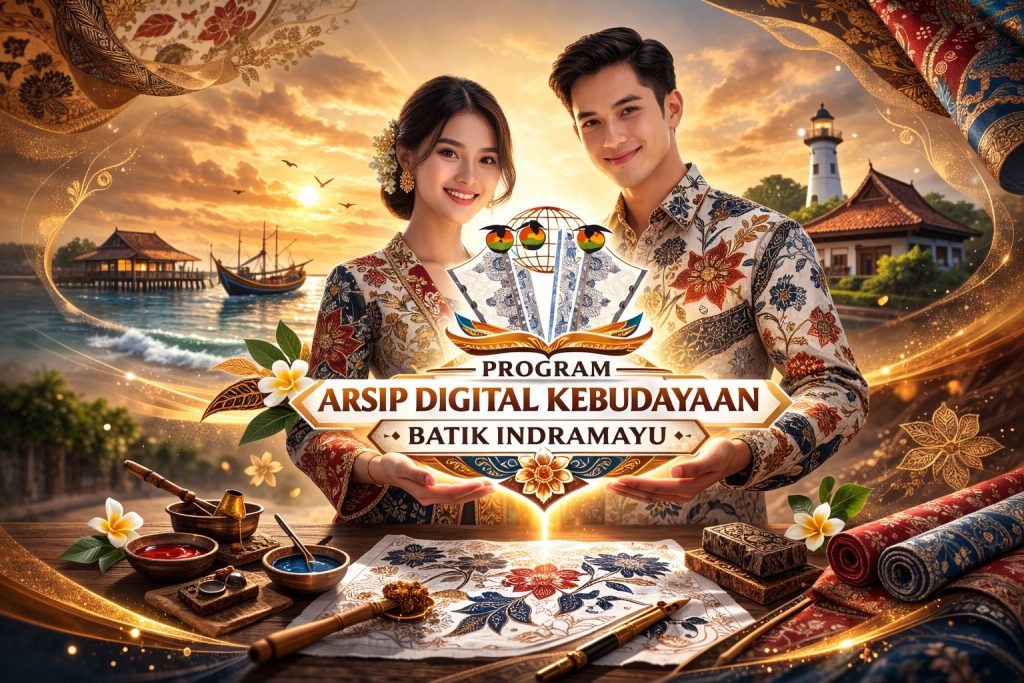 Program arsip digital Batik Indramayu untuk dokumentasi motif, filosofi, dan perajin secara terbuka dan berkelanjutan.