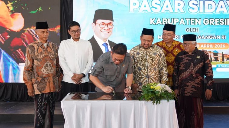Pasar Sidayu Gresik diresmikan Kemendag, hadir sebagai pasar modern, nyaman, dan berpotensi jadi destinasi wisata.