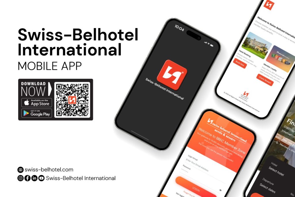 Swiss-Belhotel rilis aplikasi mobile terintegrasi, permudah booking hotel dan beri banyak benefit eksklusif bagi tamu.