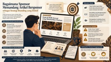 Cara sponsor melihat artikel bersponsor sebagai strategi branding: bangun trust, positioning, dan engagement tanpa terasa iklan.