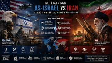 Pelajari strategi marketing level tinggi dari konflik AS–Israel vs Iran: positioning, narasi, hingga manajemen krisis global.