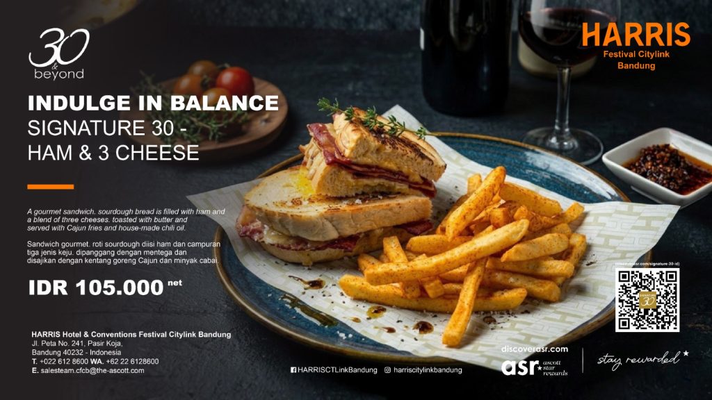 HARRIS Hotel Bandung hadirkan promo kuliner Beyond Plates dengan menu lokal, Chinese, dan Western dalam konsep Indulge in Balance.