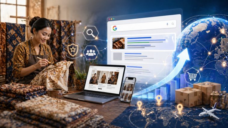 Pelajari SEO batik dan peluang tampil di Google. Strategi ini bantu UMKM batik lebih terlihat, dipercaya, dan menjangkau pasar luas.