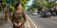 Motif Pisang Bali diangkat menjadi karya batik kain panjang yang sarat filosofi budaya dan nilai estetika tradisional.