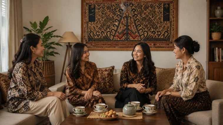 Busana batik bermotif Tampan Lampung hadir sebagai inovasi fashion modern untuk melestarikan budaya tradisional pesisir.