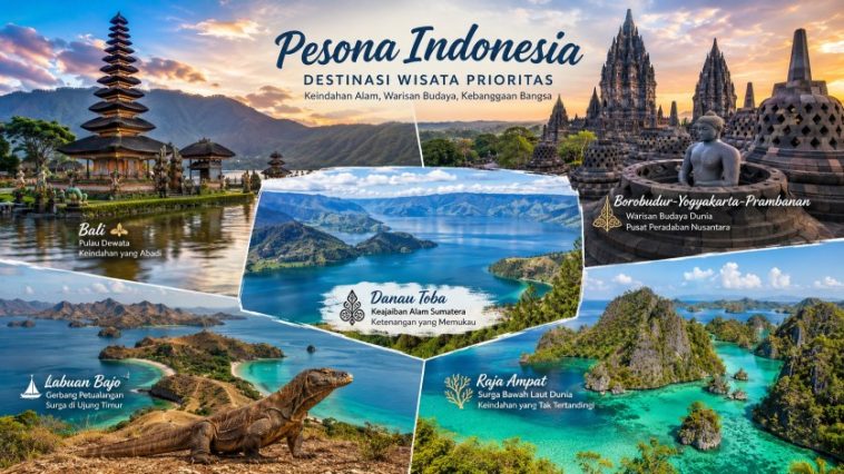 Kemenpar fokus kembangkan pariwisata berkualitas dan berkelanjutan demi mendukung transformasi ekonomi Indonesia 2045.