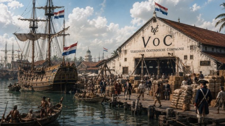 Kemunduran Asia Tenggara dipicu monopoli VOC, krisis perdagangan, absolutisme, dan perubahan iklim global.