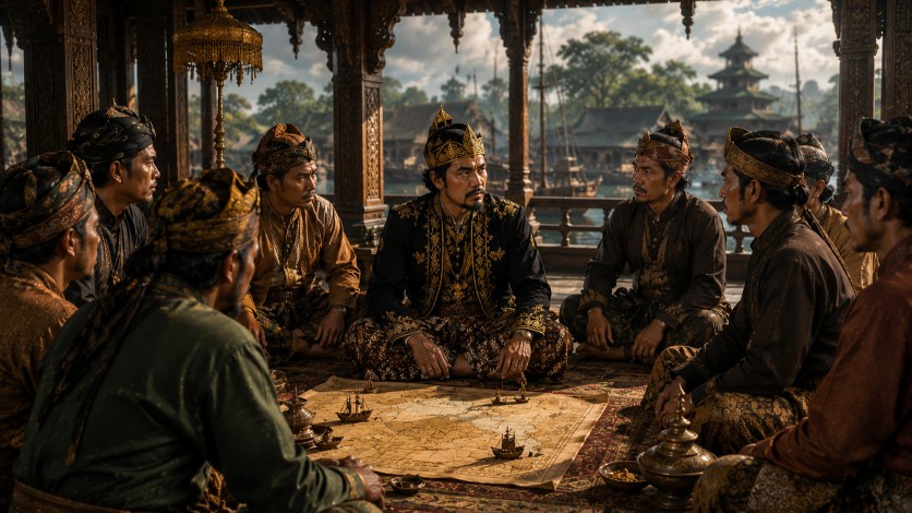 Sejarah kejayaan Kesultanan Demak pada abad ke-15 hingga 16 sebagai pusat penyebaran Islam dan kekuatan politik baru di Jawa.