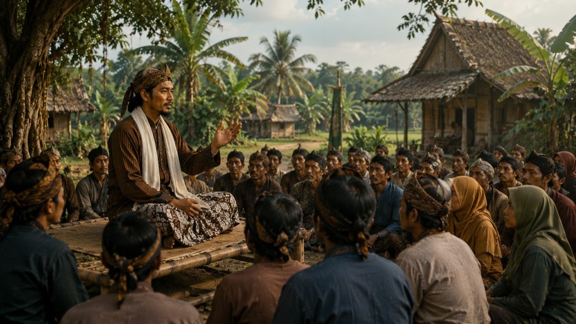 Sejarah Jawa abad ke-15 hingga ke-16 mencatat lahirnya peradaban Islam-Jawa dari runtuhnya Majapahit yang berjalan perlahan cenderung damai.