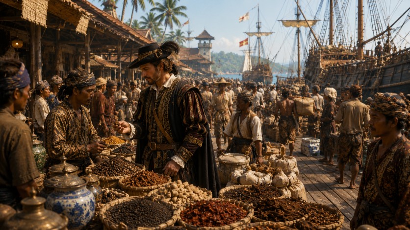 Rempah-rempah Nusantara menjadi komoditas penting yang mendorong lahirnya perdagangan dan kapitalisme dunia.